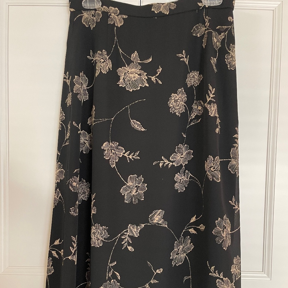 Pendleton Vintage Black and Tan Skirt